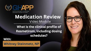 Medication Review What is the clinical profile of Resmetirom including dosing schedules [upl. by Akilat]