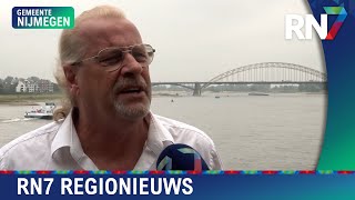 Roestende Waalbrug doet stof opwaaien  RN7 REGIONIEUWS [upl. by Aihsital]