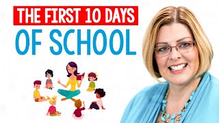 My First 10 Days of School Tips and Lesson Plans for Your Preschool Classroom   FREE Lesson Plan [upl. by Dlanod]