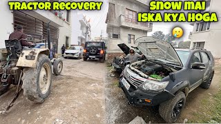 Aaj Thar se ki tractor ki Recovery  Problems in Fortuner [upl. by Sophey]