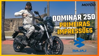 Dominar 250 é boa Nova Bajaj contra Twister e FZ25 [upl. by Airdnaxila]