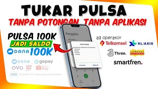 CARA CONVERT PULSA KE DANA TANPA POTONGAN  TUKAR PULSA JADI SALDO DANA EWALLET  BKD tutorials [upl. by Essilrahc]