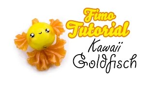 ♥ Kawaii Goldfisch ♥ Fimo Tutorial  Mittel bis Fortgeschritten [upl. by Benjie1]