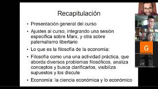 Sesión 2 introducción a filosofía de la economía 2023 [upl. by Forsta]