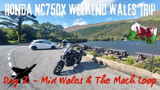 Honda NC750X The Mach Loop Epic Adventure Ride  Part 2 of Epic Wales Motorcycle Trip [upl. by Belsky278]