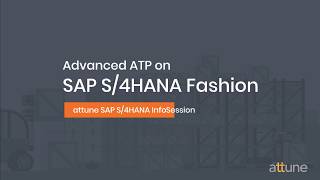 Back Order Processing BOP and Advanced Available to Promise ATP on SAP S4HANA Fashion [upl. by Dublin]