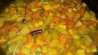 হোটেল স্টাইলে সবজি রান্না রেসিপি Bangladeshi Restaurant style vegetables recipe [upl. by Carberry]