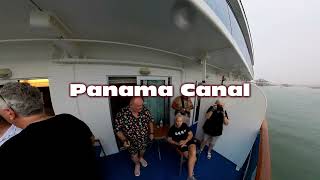 Coral Princess  World Cruise 2023  Panama Canal transit [upl. by Sedaiuqlem]