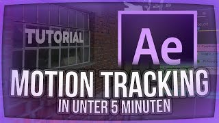 3D Motion Tracking in 5 Minuten Tutorial After Effects [upl. by Uyr976]