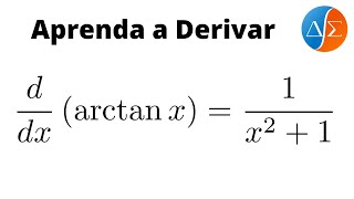 Derivada da Função Inversa Trigonométrica  Arco Tangente ou Arc Tangente [upl. by Ciro304]