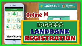 Iaccess Landbank Online Registration How to Enroll to Landbank  Computer and Cellphone [upl. by Otiv353]