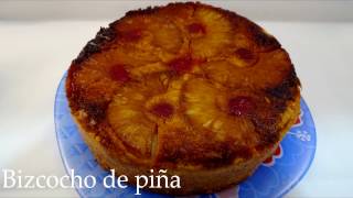 Bizcocho de piña con Monsieur Cuisine Plus [upl. by Nonnek]