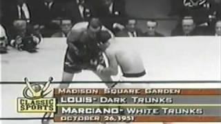 Rocky Marciano vs Joe Louis Part 1 [upl. by Lienhard]