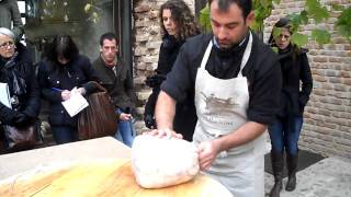 Tying of Culatello di Zibello [upl. by Rhea]