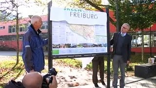 Freiburg  Vauban bekommt neue Infotafel [upl. by Nannaihr]