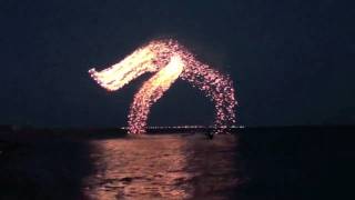 Spectacular Kites With Super LED Lights and fireworks [upl. by Zednanref]