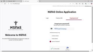 recovering nsfas account without phone number and email [upl. by Ahsieyn]