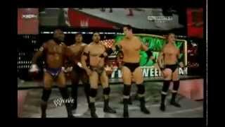 Raw Roster Attack Nexus amp John Cena Destroyd Darren Young [upl. by Aerdnod]