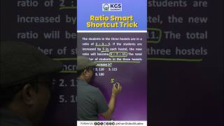 Ratio Smart Shortcut Trick 😱🤩 ratio smarttrick shortcuttricks ratioandproportion kgsbankingexam [upl. by Nirehtac800]