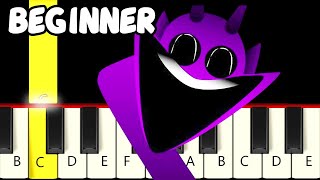 All Sprunki PHASE 4 Themes  Slow and Easy Piano Tutorial  Beginner [upl. by Aciamaj798]