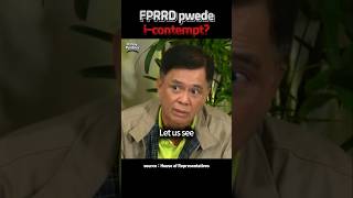 FPRRD PWEDE ICONTEMPT Duterte QuadCom EJK [upl. by Sivle76]