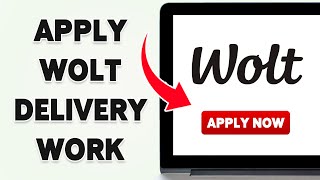 How To Apply For Wolt Delivery Work 2024  Start Your Wolt Delivery Job [upl. by Fugate]