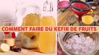 TOUT SAVOIR SUR LE KEFIR DE FRUITS RECETTE BIENFAITS [upl. by Nimaynib509]