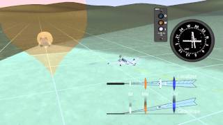 Aviation Animation  Flying an ILS approach  How The ILS system works in flight [upl. by Pena]