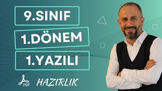 9Sınıf Matematik 1Dönem 1Yazılı  Mantık Kümeler öğrenmegarantili [upl. by Shanda]