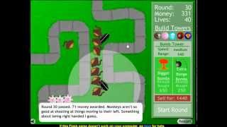 LETS PLAY BLOONS TOWER DEFENSE 1  NO LIVES LOST LEVELS 150 BLOONS TD [upl. by Labinnah]