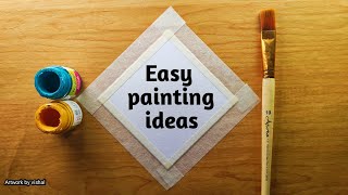 Easy watercolor painting ideas for beginners  Artwork by vishal [upl. by Berman]