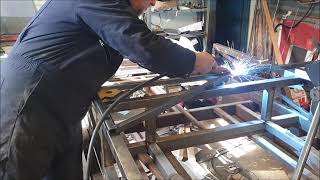 Ford GT40 replica chassis constructionfabrication Part 3 [upl. by Clayborne]