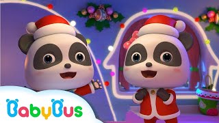 ♪クリスマスソング・メドレー🎄メリークリスマス  赤ちゃんが喜ぶ歌  子供の歌  童謡  アニメ  動画  ベビーバス BabyBus [upl. by Yeniffit]