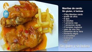 Receta de Manitas de cerdo sin gluten y sin lactosa como se hace [upl. by Lebasy700]