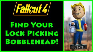 Fallout 4  Lock Picking Bobblehead Location  4K Ultra HD [upl. by Akinorev]