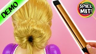 Der perfekte Dutt  Rapunzel Frisur mit Hair Bun Dutt Hilfe  Funktioniert das wirklich Frisierkopf [upl. by Gabrila]