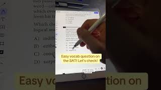 Vocab will definitely be tested on the SAT Will you be ready vocabularylearning satprep sat [upl. by Aneahs]