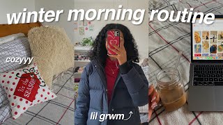 winter morning routine 2021 chill amp cozy vibes [upl. by Nybor]