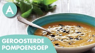 Soep van geroosterde flespompoen  ANGELO  Recept 10 [upl. by Ahsinac]