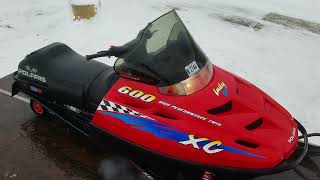 1999 Polaris XC Sp 600 with SLP can [upl. by Junette]