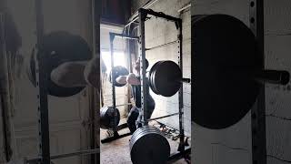 315 lbs front squat 194 squatbenchdeadlift motivation 300lbs highbarsquat power [upl. by Els794]