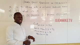 solving alkane complex problem for JAMB 2025organicchemistry school viralvideo [upl. by Banna]