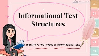 Informational Text Structures [upl. by Elbas]