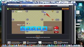 Pokemon Tower Defense Challenge Mode 1 Pewter Gym Shiny Geodude [upl. by Nadean]