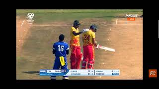 Zimbabwe vs Gambia highlights Zimbabwe highlights [upl. by Adiehsar]