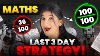 3 Days MATHS STRATEGY to score 98 marks🔥Class 10😎Cheatsheet amp My own Hacks✅ [upl. by Wiese]