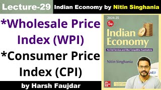 E29 Consumer Price IndexCPI amp Wholesale Price Index WPI  Nitin Singhania Indian Economy UPSC [upl. by Sid]