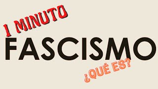 Los 9 principios del Fascismo en 1 minuto o casi [upl. by Middleton237]