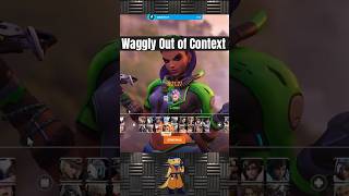 Waggly Out of Context overwatch ow2 outofcontext moments nocontext streamer shorts [upl. by Ahsilem378]