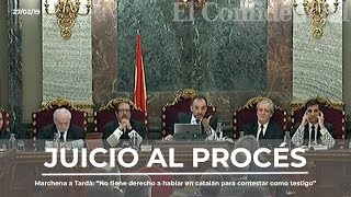 Marchena le explica a Tardà por qué no puede testificar en catalán [upl. by Romine]